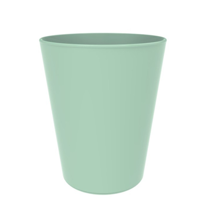 Wiederverwendbare Mehrwegbecher PP Mineral Grün 330ml (6 Stück) Wiederverwendbare Mehrwegbecher PP Mineral Grün 330ml (6 Stück)
