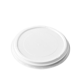 Flacher Deckel Transluzent für Styroporbecher 4Oz/120ml Ø6,9cm (100 Stück)