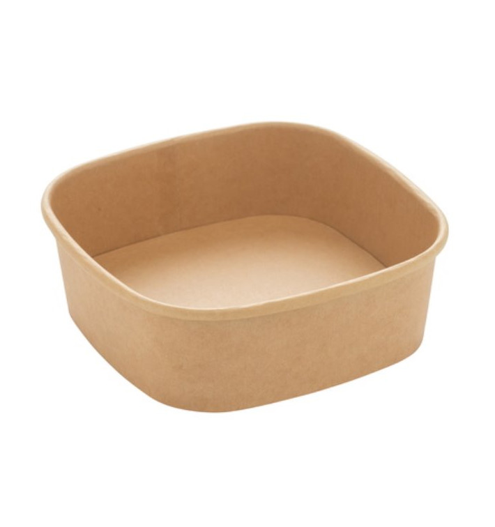 Verpackung Quadratische aus Kraftkarton 350ml 13x13x4,3cm (50 Stück) Verpackung Quadratische aus Kraftkarton 350ml 13x13x4,3cm (50 Stück)