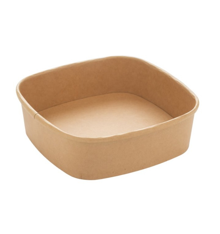Verpackung Quadratische aus Kraftkarton 750ml 17x17x5cm (50 Stück) Verpackung Quadratische aus Kraftkarton 750ml 17x17x5cm (50 Stück)