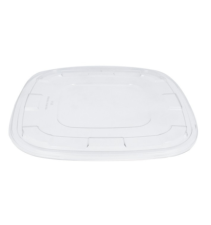 Plastikdeckel rPET Transparent von 17x17cm (50 Stück) Plastikdeckel rPET Transparent von 17x17cm (50 Stück)