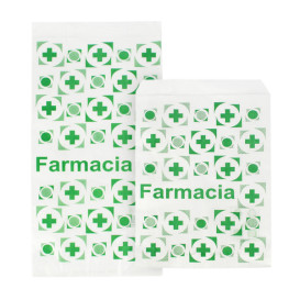 Papiertüten weiß Apotheke 12+6x20cm (250 Stück)