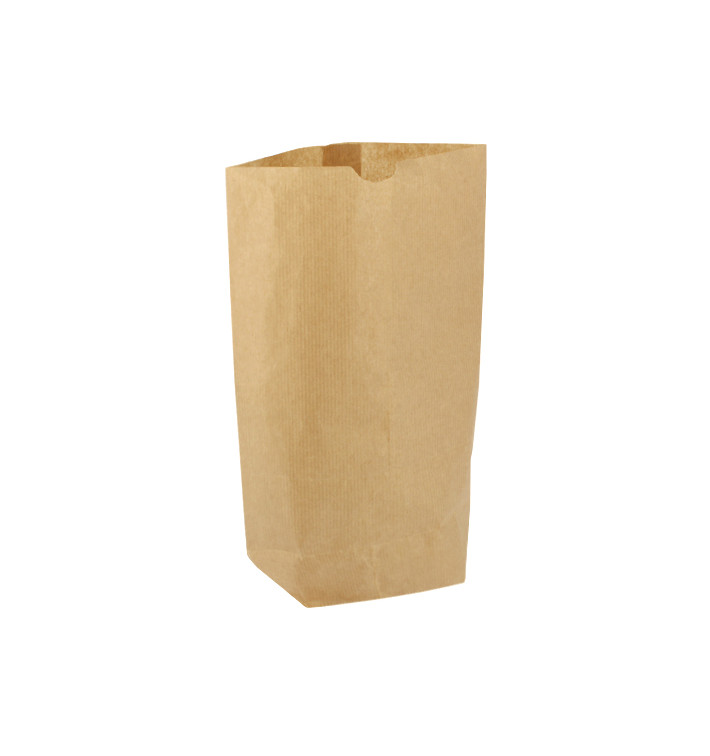 Papiertasche mit Sechseckiger Sockel Kraft 14x19cm (50 Stück) Papiertasche mit Sechseckiger Sockel Kraft 14x19cm (50 Stück)