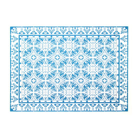 Tischsets Papier 30x40cm "Alhambra" Türkis 50g/m² (1000 Stück)