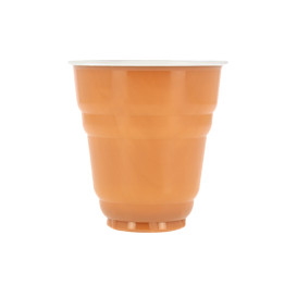 Plastikbecher Design zweifarbig 166ml Ø7,0cm (100 Stück)