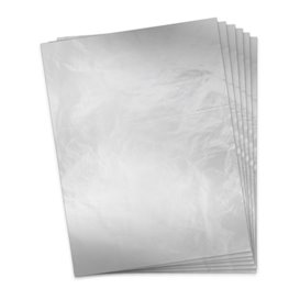 Fettdichtes Aluminium Double Layer Paper Silber 30,5x30,5cm (2.000 Stück)