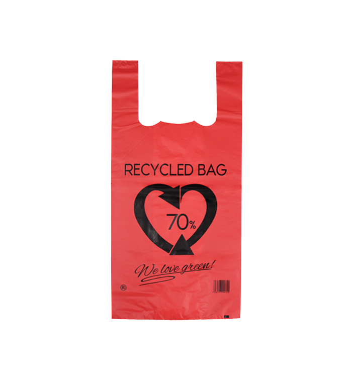 Hemdchenbeutel 70% Recycelter Rot 42x53cm 50µm (50 Stück) Hemdchenbeutel 70% Recycelter Rot 42x53cm 50µm (50 Stück)