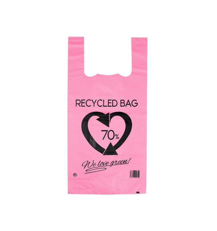 Hemdchenbeutel 70% Recycelter Pink 42x53cm 50µm (50 Stück) Hemdchenbeutel 70% Recycelter Pink 42x53cm 50µm (50 Stück)