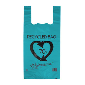 Hemdchenbeutel 70% Recycelter Blau 42x53cm 50µm (1.000 Stück)