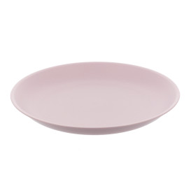 Wiederverwendbare Plastikteller PP Mineral Pink Ø21cm (6 Stück)