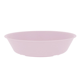 Wiederverwendbare Plastikteller PP Mineral Pink Ø18cm (54 Stück)