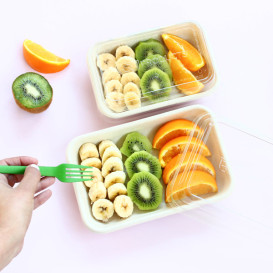 Plastikdeckel RPET für Ökologische Verpackung 710,940 ml (400 Stück)