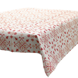 Papiertischdecke 1x1m "La Valenciana" Winrot 40g/m² (400 Stück)