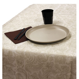 Rolltischdecke Non Woven 1,2x50m "Mandala" Creme 50g/m² V40cm (4 Stück)