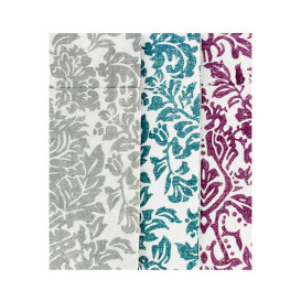 Bestecktaschen Airlaid "Versalles" Grau 32x40cm 55g/m² (40 Stück)