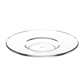Wiederverwendbare Plastikteller für Tasse “Espresso” Transparent 80ml (36 Stück)
