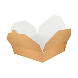 SnackBox Amerikanisch To Go Natürliche 21,7x21,7x6cm 2910ml (140 Stück)