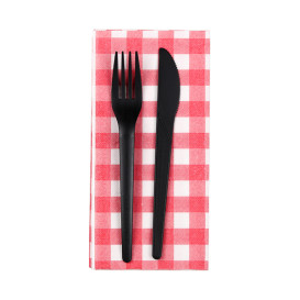 Papierservietten "Vichy" 40x40cm 1/8 2-lagig (1200 Stück)