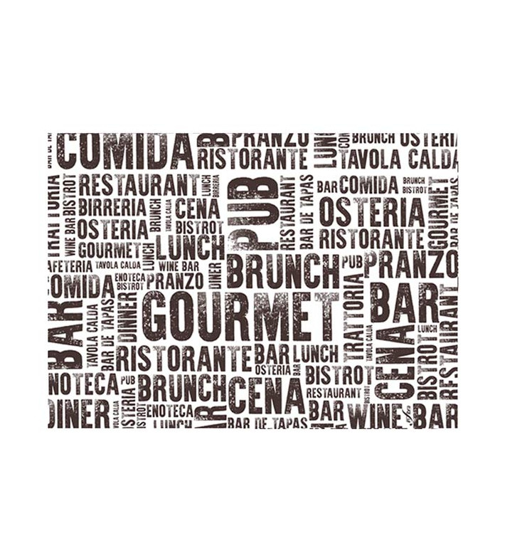 Tischset aus Papier Weiß "Gourmet" 30x40cm 40g/m² (1.000 Stück) Tischset aus Papier Weiß "Gourmet" 30x40cm 40g/m² (1.000 Stück)