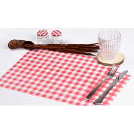 Tischset aus Papier "Vichy" 30x40cm 40g/m² (1.000 Stück)