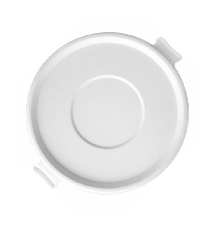Deckel aus Zuckerrohr Weiß für Schüssel 710 und 1360ml (400 Stück) Deckel aus Zuckerrohr Weiß für Schüssel 710 und 1360ml (400 Stück)