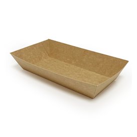 Verpackungen MenuBox aus Kraftkarton mit Fenster 20x20x8,5cm (110 Stück)