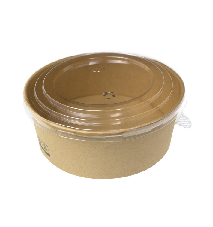 Suppenbecher Kraft-Kraft mit PP-Deckel 1000ml (25 Stück) Suppenbecher Kraft-Kraft mit PP-Deckel 1000ml (25 Stück)