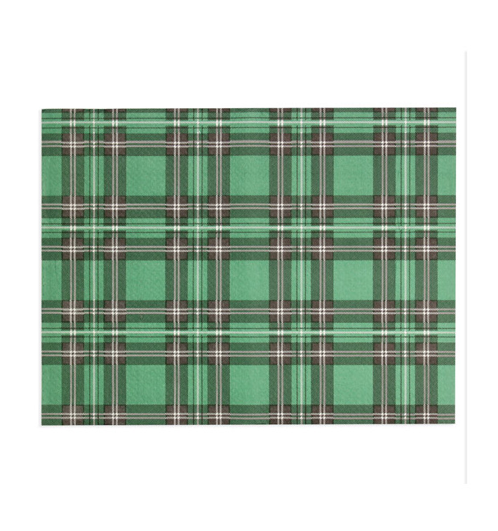 Tischset aus Papier Grün "Edinburgh" 30x40cm 40g/m² (1.000 Stück) Tischset aus Papier Grün "Edinburgh" 30x40cm 40g/m² (1.000 Stück)