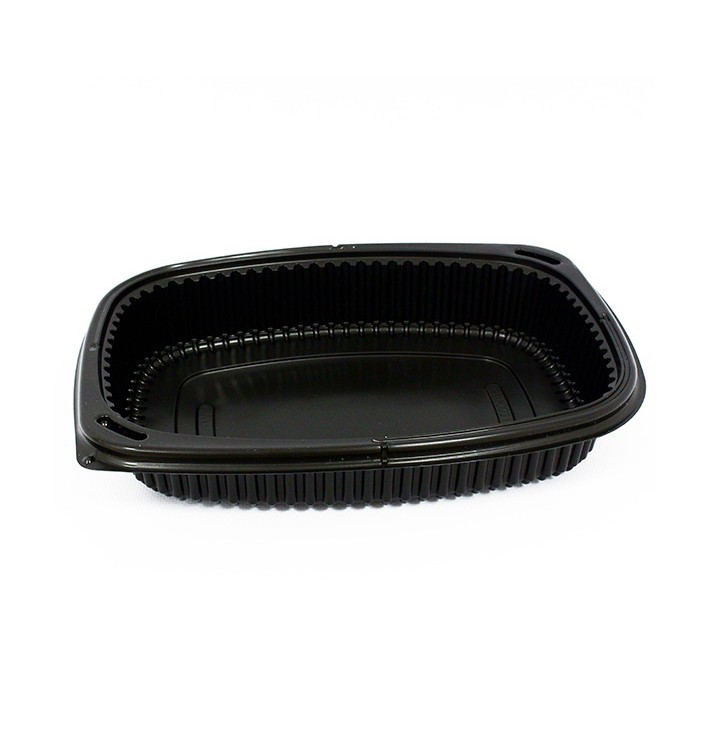 Plastikbehälter Rechtecking PP Schwarz 800ml 215x170x40mm (40 Stück) Plastikbehälter Rechtecking PP Schwarz 800ml 215x170x40mm (40 Stück)