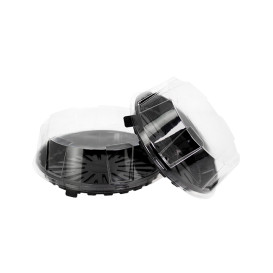 Plastikbehälter für Kuchen Ø24x6,5cm (60 Stück)