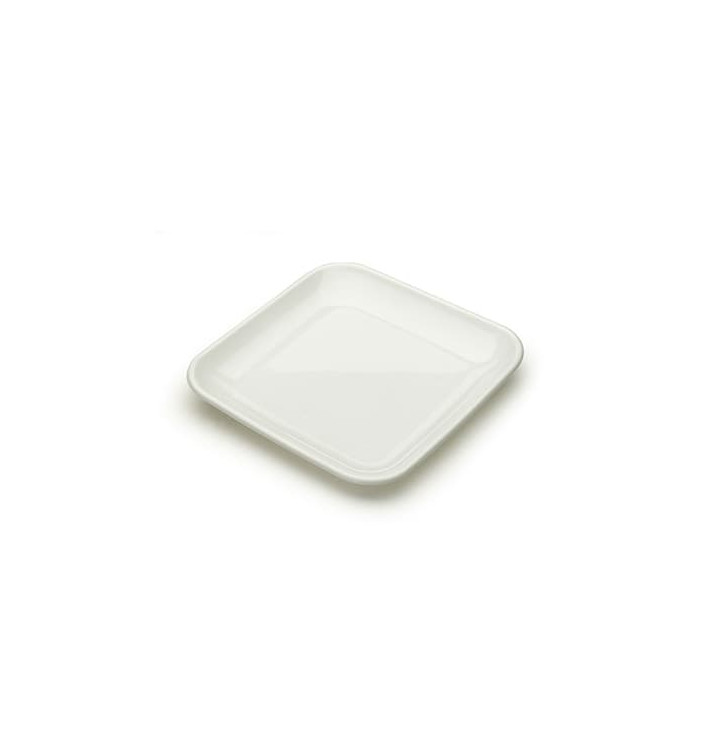 Plato plastico cuadrado degustacion 6,5x6,5cm 