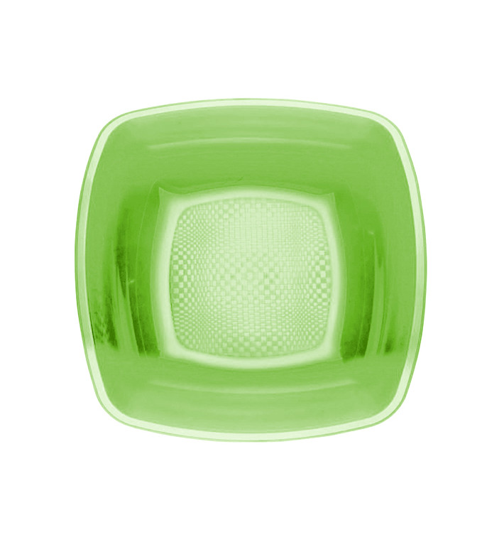 Plastikteller Tiefe Grasgrün Square PP 180mm (300 Stück) Plastikteller Tiefe Grasgrün Square PP 180mm (300 Stück)