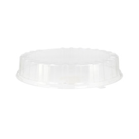 Deckel für Kunststoff Kuchenbehälter APET Ø31x6cm (90 Stück)