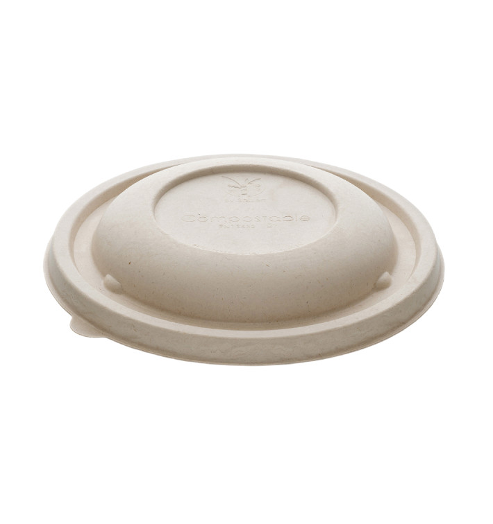 Deckel aus Zuckerrohr für Schüssel Ø21x2cm (75 Stück) Deckel aus Zuckerrohr für Schüssel Ø21x2cm (75 Stück)