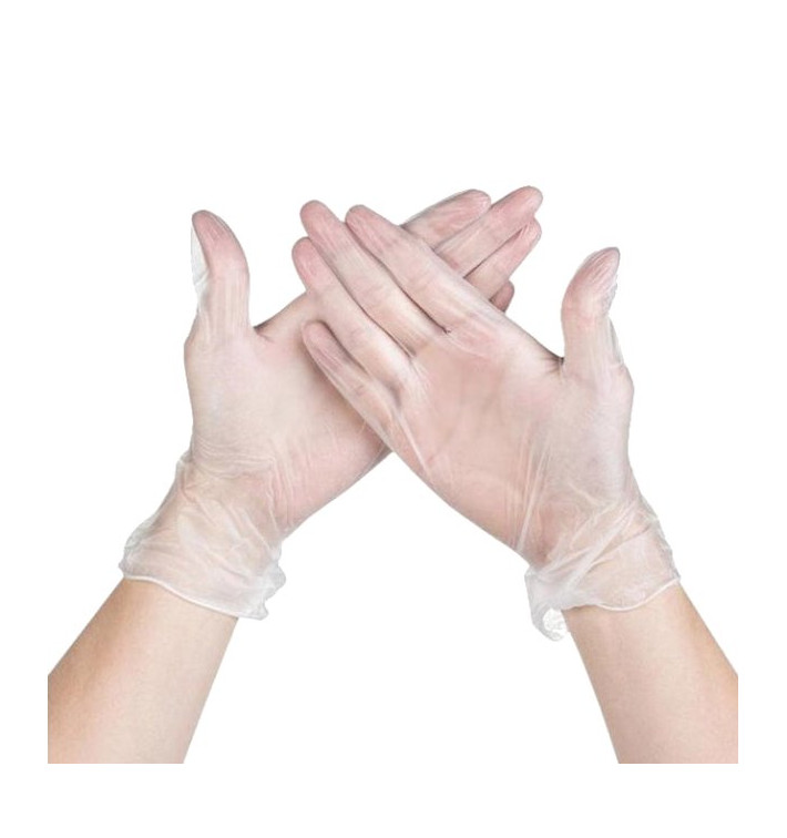 Vinyl Handschuhe Puderfrei Transp. Größe M (100 Stück) Vinyl Handschuhe Puderfrei Transp. Größe M (100 Stück)