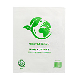 Flachbeutel Markt Block 100% Home Compost 23x33cm (100 Stück)