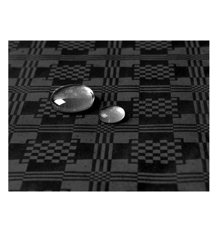 Tischdecke wasserdicht schwarz 1,2x5m (1 Stück) Tischdecke wasserdicht schwarz 1,2x5m (1 Stück)