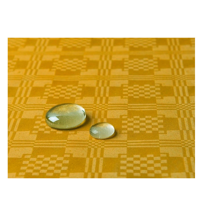 Tischdecke wasserdicht gelb 1,2x5m (10 Stück) Tischdecke wasserdicht gelb 1,2x5m (10 Stück)