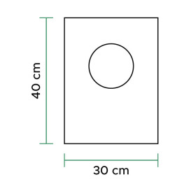 Flachbeutel Markt Block 100% Bio-abbaubar 30x40cm (2.000 Stück)