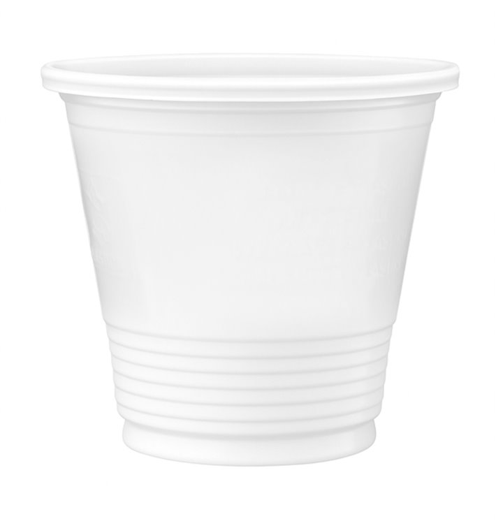 Plastikbecher weiß PS 80ml (4800 Stück) Plastikbecher weiß PS 80ml (4800 Stück)