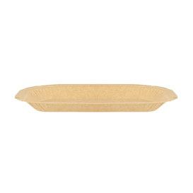 Pappschale Anti-Fett Kraft 15x23cm 245g/m² (50 Stück)