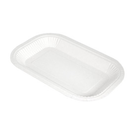 Pappschale Anti-Fett Weiß 15x23cm 250g/m² (50 Stück)