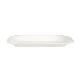 Pappschale Anti-Fett Weiß 15x23cm 250g/m² (50 Stück)