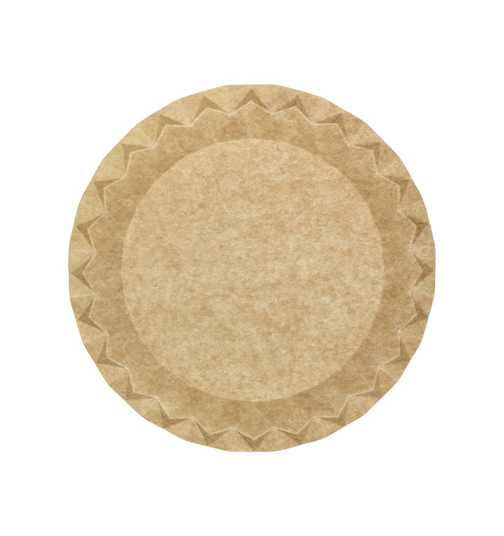 Pappteller Kraft “Flower” Ø23cm 245g/m² (600 Stück) Pappteller Kraft “Flower” Ø23cm 245g/m² (600 Stück)