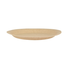 Pappteller Rund Anti-Fett Kraft Ø22cm 195g/m² (50 Stück)