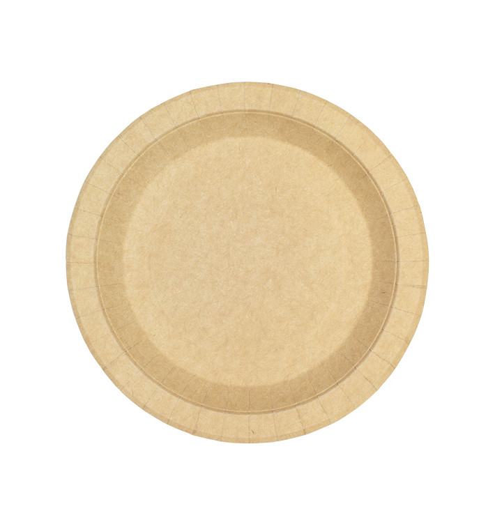 Pappteller Rund Anti-Fett Kraft Ø18cm 245g/m² (50 Stück) Pappteller Rund Anti-Fett Kraft Ø18cm 245g/m² (50 Stück)