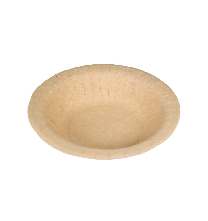 Pappteller Tiefe Anti-Fett Kraft Ø19cm 245g/m² (50 Stück) Pappteller Tiefe Anti-Fett Kraft Ø19cm 245g/m² (50 Stück)