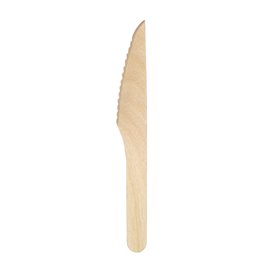 Messer aus Birkenholz Einwegartikel Einwegartikel 16,5cm (1.000 Stück)