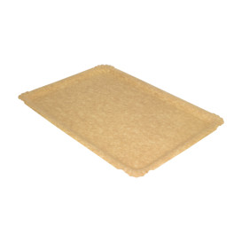Pappschale Kraft "Flower" 25x34cm 390g/m² (50 Stück)