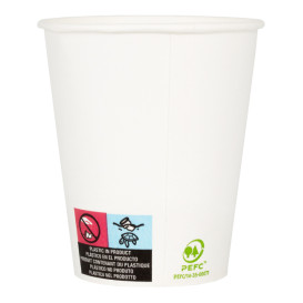 Kaffeebecher to go Karton weiß 6 Oz/180ml Ø7,0cm (100 Stück)
